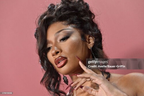 LOS ANGELES, CALIFORNIA - NOVEMBER 16: Megan Thee Stallion attends the 2023 GQ Men of the Year at Bar Marmont on November 16, 2023 in Los Angeles, California. (Photo by Axelle/Bauer-Griffin/FilmMagic)