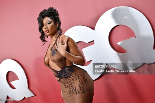 LOS ANGELES, CALIFORNIA - NOVEMBER 16: Megan Thee Stallion attends the 2023 GQ Men of the Year at Bar Marmont on November 16, 2023 in Los Angeles, California. (Photo by Axelle/Bauer-Griffin/FilmMagic)