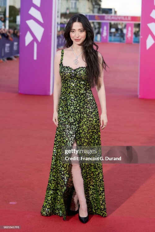 DEAUVILLE, FRANCE - SEPTEMBER 12: Mikey Madison attends the "Anora" premiere during the 50th Deauville American Film Festival on September 12, 2024 in Deauville, France. (Photo by Francois G. Durand/Getty Images)