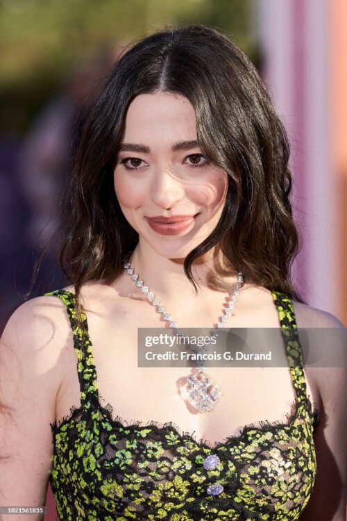 DEAUVILLE, FRANCE - SEPTEMBER 12: Mikey Madison attends the "Anora" premiere during the 50th Deauville American Film Festival on September 12, 2024 in Deauville, France. (Photo by Francois G. Durand/Getty Images)