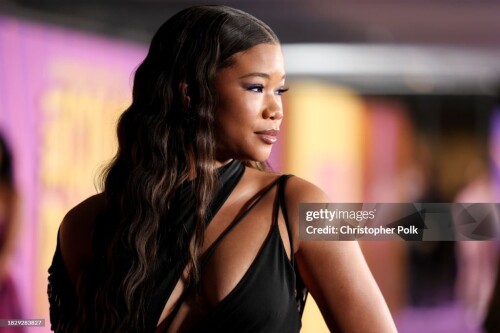 Storm Reid at the premiere of "The Color Purple" held at The Academy Museum on December 6, 2023 in Los Angeles, California. (Photo by Christopher Polk/Variety via Getty Images)