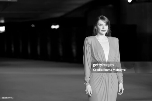 LOS ANGELES, CALIFORNIA - DECEMBER 03: (EDITORS NOTE: This image has been converted to black and white.) Bryce Dallas Howard attends the Academy Museum of Motion Pictures 3rd Annual Gala Presented by Rolex at Academy Museum of Motion Pictures on December 03, 2023 in Los Angeles, California. (Photo by Emma McIntyre/Getty Images for Academy Museum of Motion Pictures )