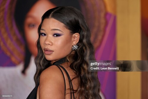 LOS ANGELES, CALIFORNIA - DECEMBER 06: Storm Reid attends the World Premiere of Warner Bros.' "The Color Purple" at Academy Museum of Motion Pictures on December 06, 2023 in Los Angeles, California. (Photo by Leon Bennett/Getty Images)