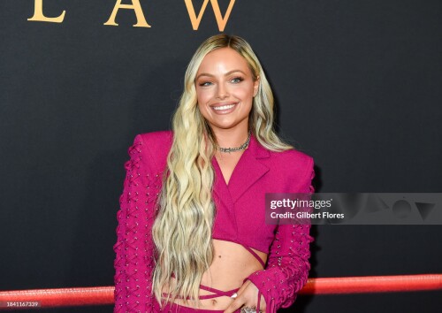 Liv Morgan at the Los Angeles premiere of "The Iron Claw" held at DGA Theater on December 11, 2023 in Los Angeles, California. (Photo by Gilbert Flores/Variety via Getty Images)