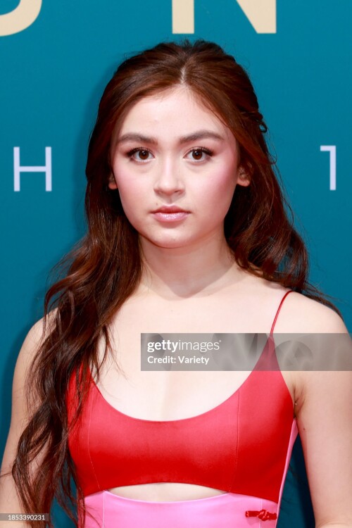 Anna Cathcart at the Unforgettable Gala held at the Beverly Hilton on December 16, 2023 in Beverly Hills, California. (Photo by Elyse Jankowski/Variety via Getty Images)