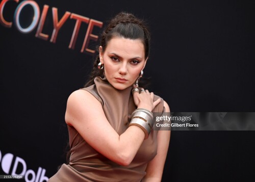 Dafne Keen Fern?ndez at the special launch event for Disney+'s "The Acolyte" held at El Capitan Theatre on May 23, 2024 in Los Angeles, California. (Photo by Gilbert Flores/Variety via Getty Images)