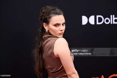 Dafne Keen Fern?ndez at the special launch event for Disney+'s "The Acolyte" held at El Capitan Theatre on May 23, 2024 in Los Angeles, California. (Photo by Gilbert Flores/Variety via Getty Images)