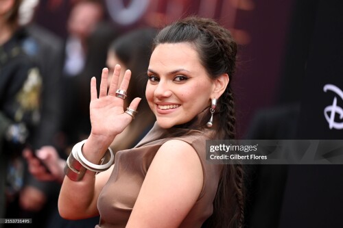 Dafne Keen Fern?ndez at the special launch event for Disney+'s "The Acolyte" held at El Capitan Theatre on May 23, 2024 in Los Angeles, California. (Photo by Gilbert Flores/Variety via Getty Images)