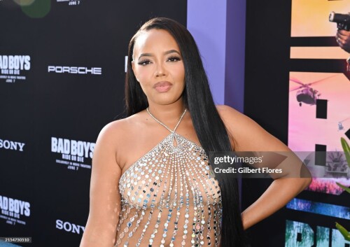 Angela Simmons at the premiere of "Bad Boys: Ride or Die" at the TCL Chinese Theater on May 30, 2024 in Hollywood, California. (Photo by Gilbert Flores/Variety via Getty Images)