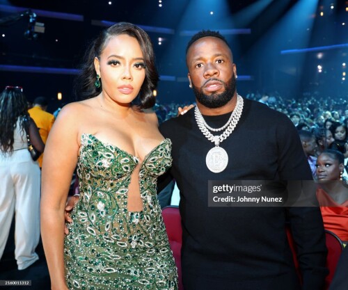 LOS ANGELES, CALIFORNIA - JUNE 30: (L-R) Angela Simmons and Yo Gotti attend the 2024 BET Awards at Peacock Theater on June 30, 2024 in Los Angeles, California. (Photo by Johnny Nunez/Getty Images for BET)