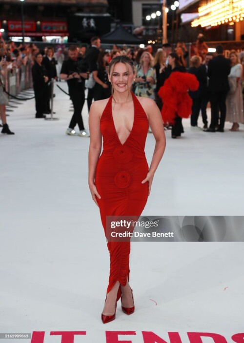 LONDON, ENGLAND - AUGUST 08: Dafne Keen attends the UK Gala Screening of "It Ends With Us" at Odeon Luxe Leicester Square on August 08, 2024 in London, England. (Photo by Dave Benett/WireImage)