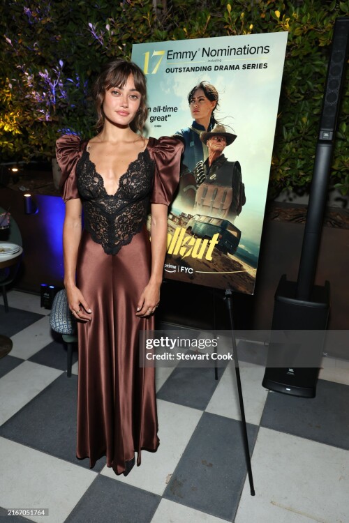 WEST HOLLYWOOD, CALIFORNIA - AUGUST 15: Ella Purnell attends a Toast to Prime Video?s "Fallout" and its 17 Emmy Nominations at Pendry West Hollywood on August 15, 2024 in West Hollywood, California. (Photo by Stewart Cook/Getty Images for Amazon)