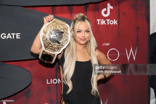 NEW YORK, NEW YORK - AUGUST 20: Liv Morgan attends the world premiere of "The Crow" at Village East by Angelika on August 20, 2024 in New York City. (Photo by Dia Dipasupil/Getty Images)