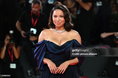 31 August 2024, Italy, Venedig: Jurnee Smollett, a member of the film's cast, attends the premiere of "The Order" at the 81st Venice International Film Festival. Photo: exStefanie J?rkel/dpa (Photo by exStefanie J?rkel/picture alliance via Getty Images)