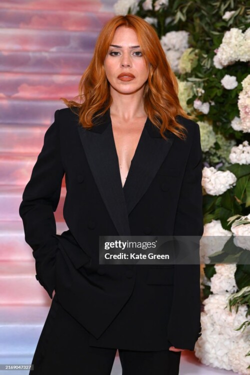 LONDON, ENGLAND - AUGUST 28: Billie Piper attends the photocall for "Kaos" at The Old Sessions House on August 28, 2024 in London, England. (Photo by Kate Green/Getty Images)