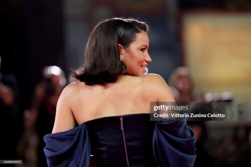 VENICE, ITALY - AUGUST 31: Jurnee Smollett attends the "The Order" red carpet during the 81st Venice International Film Festival at Palazzo del Cinema on August 31, 2024 in Venice, Italy. (Photo by Vittorio Zunino Celotto/Getty Images)