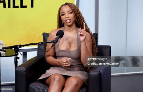 NEW YORK, NEW YORK - SEPTEMBER 05: Chloe Bailey during  the Gold Minds podcast on Siriusxm at SiriusXM Studios on September 05, 2024 in New York City. (Photo by Jamie McCarthy/Getty Images)