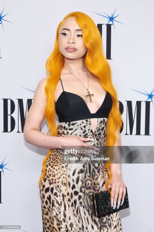 LOS ANGELES, CALIFORNIA - SEPTEMBER 05: Ice Spice attends the 2024 BMI R&B/Hip-Hop Awards at Fairmont Century Plaza on September 05, 2024 in Los Angeles, California. (Photo by Amy Sussman/Getty Images)