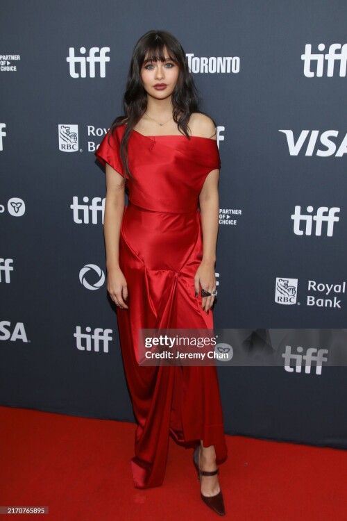 TORONTO, ONTARIO - SEPTEMBER 07: Malina Weissman attends the premiere of "Ick" during the 2024 Toronto International Film Festival at Royal Alexandra Theatre on September 07, 2024 in Toronto, Ontario.  (Photo by Jeremy Chan/Getty Images)