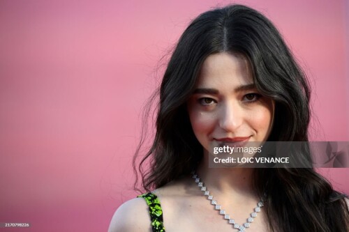 US actress Mikey Madison poses while arriving to attend the opening ceremony of the 50th edition of the Deauville American film festival, in Deauville, on September 12, 2024. (Photo by Loic VENANCE / AFP) (Photo by LOIC VENANCE/AFP via Getty Images)