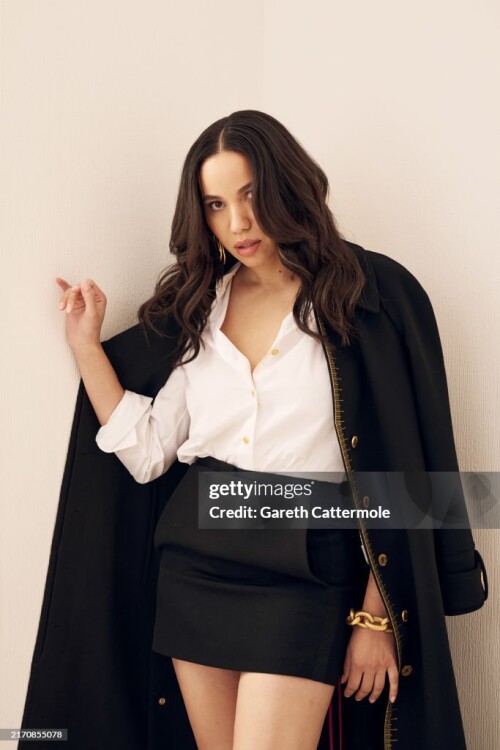 TORONTO, ONTARIO - SEPTEMBER 08: Jurnee Smollett of 'The Order' poses in the Getty Images Portrait Studio Presented by IMDb and IMDbPro during the Toronto International Film Festival at InterContinental Toronto Centre on September 08, 2024 in Toronto, Ontario. (Photo by Gareth Cattermole/Getty Images for IMDb)