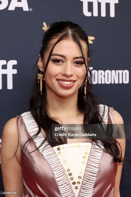 TORONTO, ONTARIO - SEPTEMBER 08: Amber Midthunder attends the premiere of "Rez Ball" during the 2024 Toronto International Film Festival at Royal Alexandra Theatre on September 08, 2024 in Toronto, Ontario. (Photo by Kayla Oaddams/Getty Images)