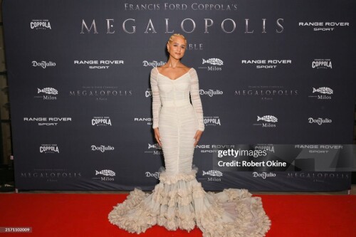 TORONTO, ONTARIO - SEPTEMBER 09: Nathalie Emmanuel attends the Lionsgate pre-reception premiere of ?Megalopolis? during TIFF at Estiatorio Milos on September 09, 2024 in Toronto, Ontario. (Photo by Robert Okine/Getty Images for Lionsgate)