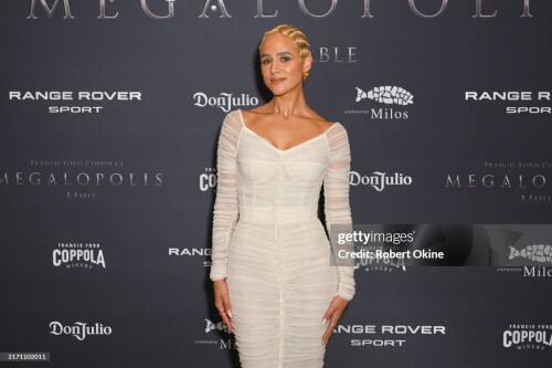 TORONTO, ONTARIO - SEPTEMBER 09: Nathalie Emmanuel attends the Lionsgate pre-reception premiere of ?Megalopolis? during TIFF at Estiatorio Milos on September 09, 2024 in Toronto, Ontario. (Photo by Robert Okine/Getty Images for Lionsgate)