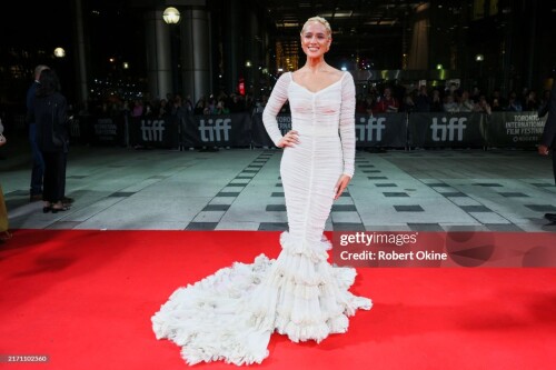 TORONTO, ONTARIO - SEPTEMBER 09: Nathalie Emmanuel attends the premiere of ?Megalopolis? during TIFF at Roy Thomson Hall on September 09, 2024 in Toronto, Ontario. (Photo by Robert Okine/Getty Images for Lionsgate)