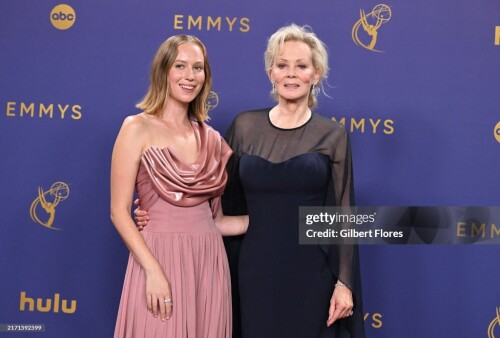 Hannah Einbinder and Jean Smart at the 76th Primetime Emmy Awards held at Peacock Theater on September 15, 2024 in Los Angeles, California. (Photo by Gilbert Flores/Variety via Getty Images)