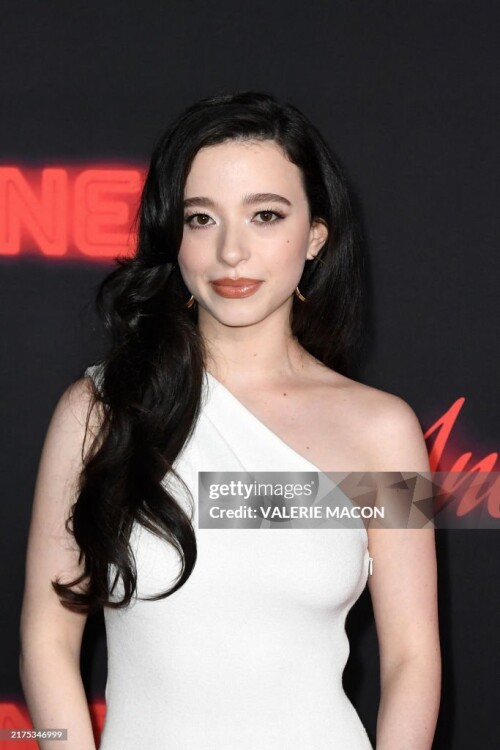 US actress Mikey Madison attends Beyond Fest's West Coast premiere of "Anora" at the Vista theatre in Los Angeles, October 1, 2024. (Photo by VALERIE MACON / AFP) (Photo by VALERIE MACON/AFP via Getty Images)