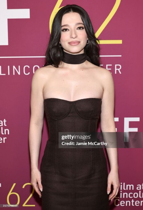 NEW YORK, NEW YORK - SEPTEMBER 28: Mikey Madison attends the "Anora" premiere?during the 62nd New York Film Festival at Alice Tully Hall Lincoln Center on September 28, 2024 in New York City. (Photo by Jamie McCarthy/Getty Images for FLC)