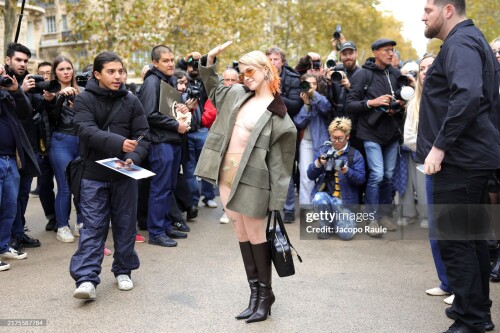 PARIS, FRANCE - SEPTEMBER 30: Hayley Williams attends the Stella McCartney Paris Womenswear Spring-Summer 2025 show as part of Paris Fashion Week on September 30, 2024 in Paris, France. (Photo by Jacopo Raule/Getty Images)
