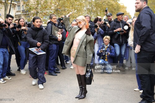 PARIS, FRANCE - SEPTEMBER 30: Hayley Williams attends the Stella McCartney Paris Womenswear Spring-Summer 2025 show as part of Paris Fashion Week on September 30, 2024 in Paris, France. (Photo by Jacopo Raule/Getty Images)