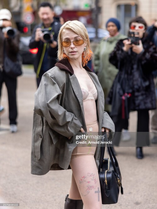 PARIS, FRANCE - SEPTEMBER 30: Hayley Williams attends the Stella McCartney Paris Womenswear Spring-Summer 2025 show as part of Paris Fashion Week on September 30, 2024 in Paris, France. (Photo by Arnold Jerocki/Getty Images)