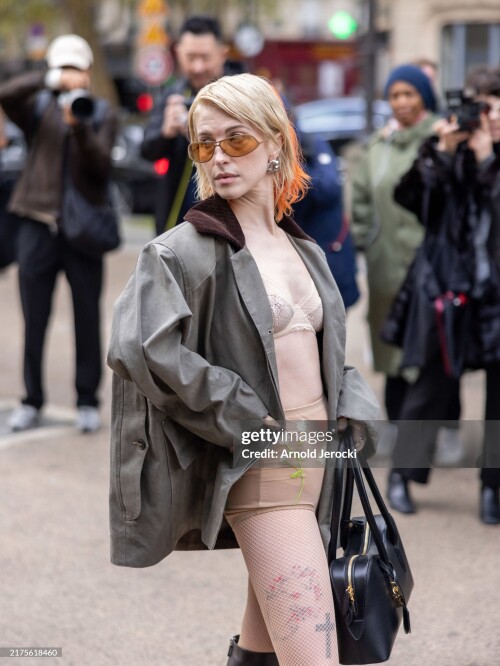 PARIS, FRANCE - SEPTEMBER 30: Hayley Williams attends the Stella McCartney Paris Womenswear Spring-Summer 2025 show as part of Paris Fashion Week on September 30, 2024 in Paris, France. (Photo by Arnold Jerocki/Getty Images)