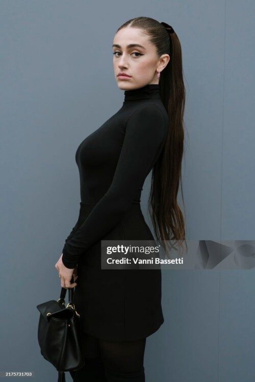 PARIS, FRANCE - SEPTEMBER 30: Rachel Sennott attends the Balenciaga Paris Womenswear Spring-Summer 2025 show as part of Paris Fashion Week on September 30, 2024 in Paris, France. (Photo by Vanni Bassetti/Getty Images for Balenciaga)