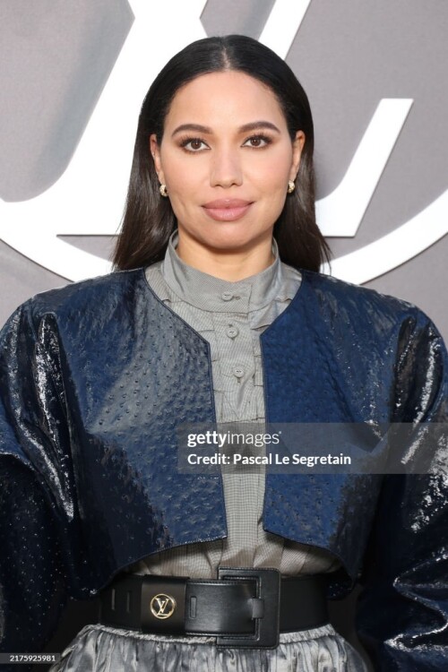 PARIS, FRANCE - OCTOBER 01: (EDITORIAL USE ONLY - For Non-Editorial use please seek approval from Fashion House) Jurnee Smollett attends the Louis Vuitton Paris Womenswear Spring-Summer 2025 show as part of Paris Fashion Week on October 01, 2024 in Paris, France. (Photo by Pascal Le Segretain/Getty Images)