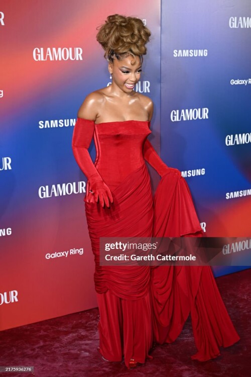 LONDON, ENGLAND - OCTOBER 01: Chloe Bailey attends the Glamour Women of The Year Awards 2024 at Raffles on October 01, 2024 in London, England. (Photo by Gareth Cattermole/Getty Images)
