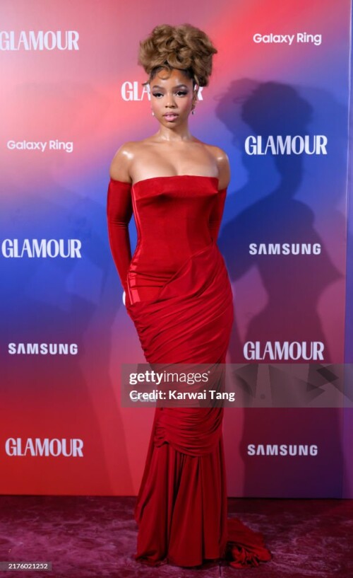 LONDON, ENGLAND - OCTOBER 01: Chloe Bailey attends the Glamour Women of The Year Awards 2024 at Raffles on October 01, 2024 in London, England. (Photo by Karwai Tang/WireImage)