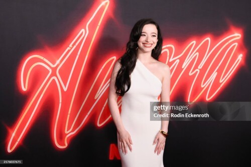 LOS ANGELES, CALIFORNIA - OCTOBER 01: Mikey Madison attends the 2024 Beyond Fest screening of "Anora" at Vista Theatre on October 01, 2024 in Los Angeles, California. (Photo by Rodin Eckenroth/Getty Images)