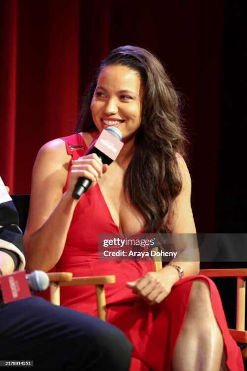 LOS ANGELES, CALIFORNIA - OCTOBER 16: Jurnee Smollett attends the SAG-AFTRA Foundation Conversations Presents "The Order" at The Meryl Streep Center for Performing Artists on October 16, 2024 in Los Angeles, California. (Photo by Araya Doheny/Getty Images for SAG-AFTRA Foundation)