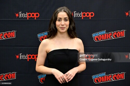 NEW YORK, NEW YORK - OCTOBER 17: Cristin Milioti attends The Penguin Press Room during New York Comic Con 2024  at The Jacob K. Javits Convention Center on October 17, 2024 in New York City. (Photo by Eugene Gologursky/Getty Images for ReedPop)