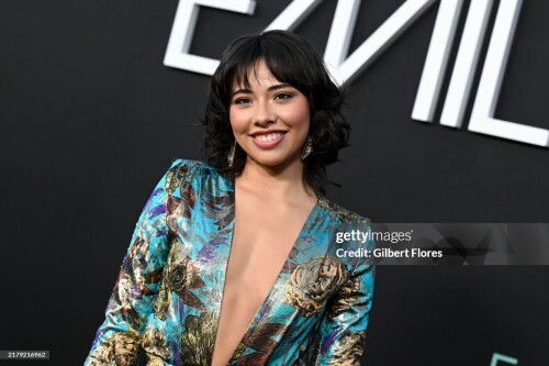 Xochitl Gomez at the "Emilia P?rez" Los Angeles Premiere on October 21, 2024 in Los Angeles, California. (Photo by Gilbert Flores/Variety via Getty Images)