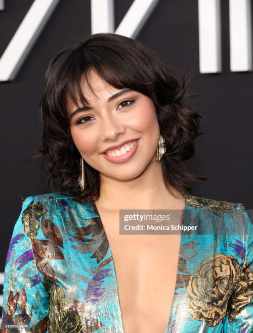 LOS ANGELES, CALIFORNIA - OCTOBER 21: Xochitl Gomez attends the Los Angeles Premiere of Netflix's "Emilia Perez" at The Egyptian Theatre Hollywood on October 21, 2024 in Los Angeles, California.  (Photo by Monica Schipper/Getty Images)