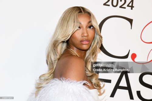 Angel Reese at the 2024 CFDA Fashion Awards held at the American Museum of Natural History on October 28, 2024 in New York, New York. (Photo by Kristina Bumphrey/WWD via Getty Images)