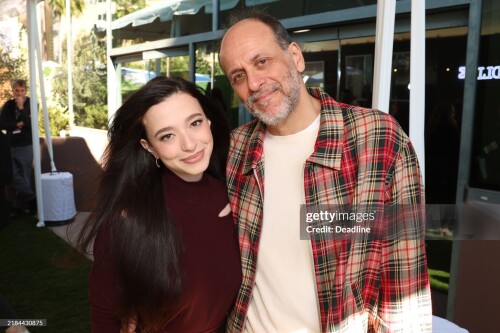 Mikey Madison and Luca Guadagnino at the Deadline Contenders Film: Los Angeles held at the Directors Guild of America on November 16, 2024 in Los Angeles, California. (Photo by Jesse Grant/Deadline via Getty Images)
