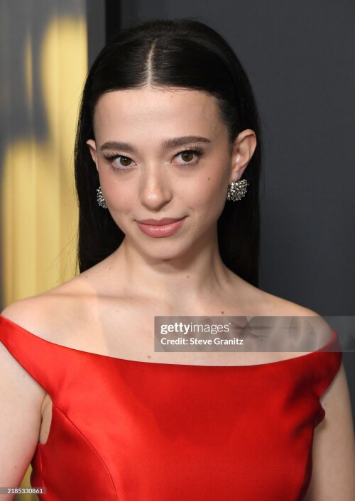 HOLLYWOOD, CALIFORNIA - NOVEMBER 17: Mikey Madison arrives at the 2024 Governors Awards at Dolby Theatre on November 17, 2024 in Hollywood, California.  (Photo by Steve Granitz/FilmMagic)