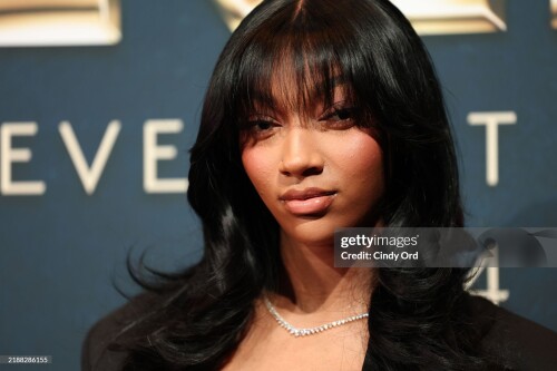NEW YORK, NEW YORK - DECEMBER 04: Angel Reese attends the 38th Annual Footwear News Achievement Awards at Cipriani South Street on December 04, 2024 in New York City. (Photo by Cindy Ord/WireImage)