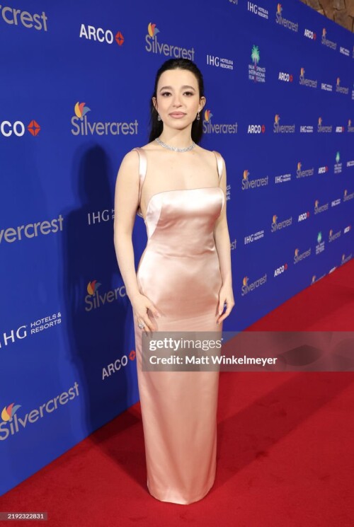 PALM SPRINGS, CALIFORNIA - JANUARY 03: Mikey Madison attends the 36th Annual Palm Springs International Film Awards at Palm Springs Convention Center on January 03, 2025 in Palm Springs, California. (Photo by Matt Winkelmeyer/Getty Images for Palm Springs International Film Society)
